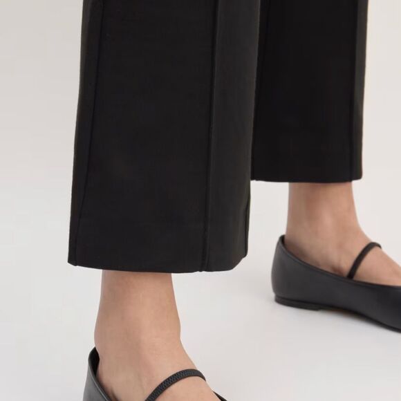 Everlane The Dream Kick Flare Ankle Black Pants XS - Picture 8 of 11